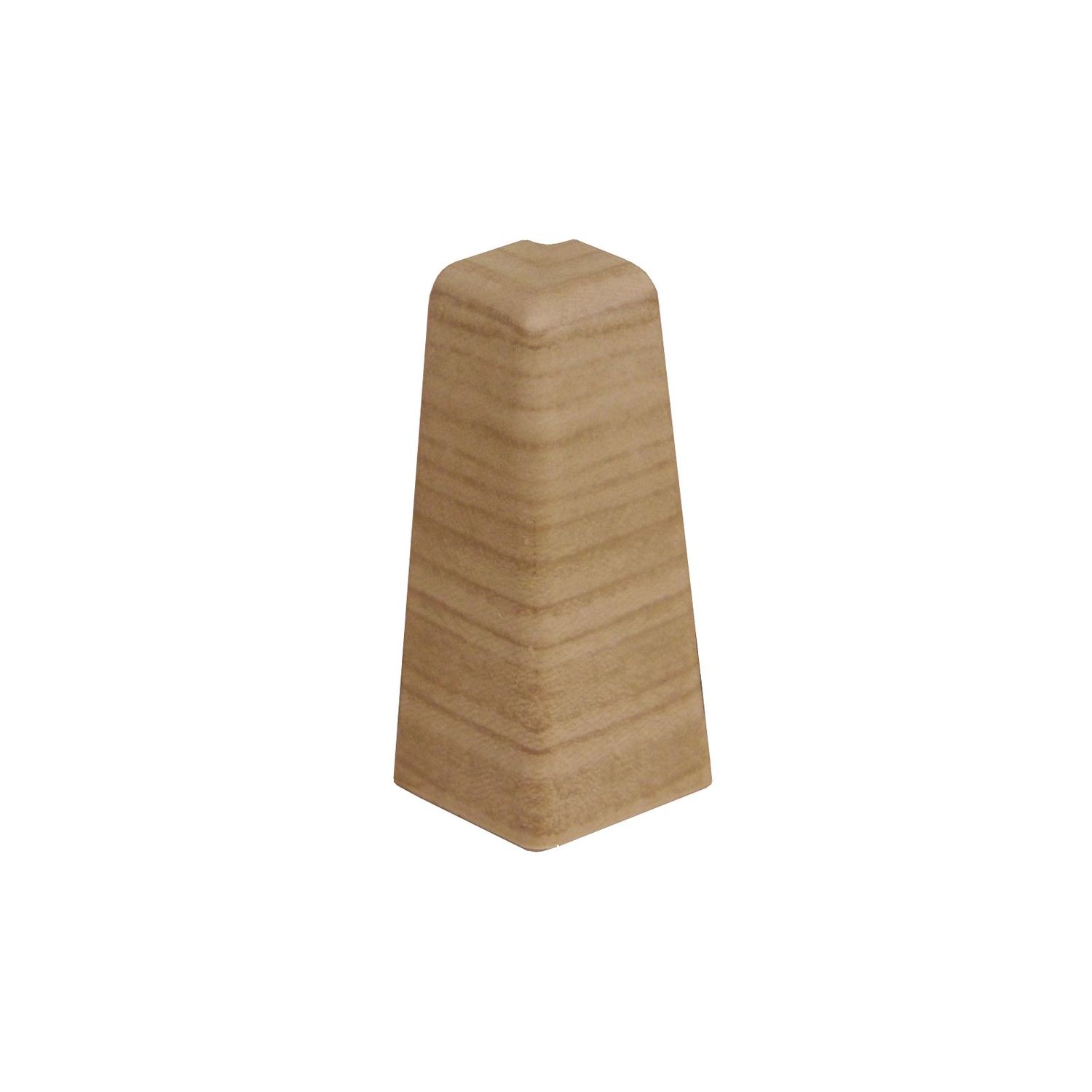 Außenecke die farblich an helles Eichenholz erinnert