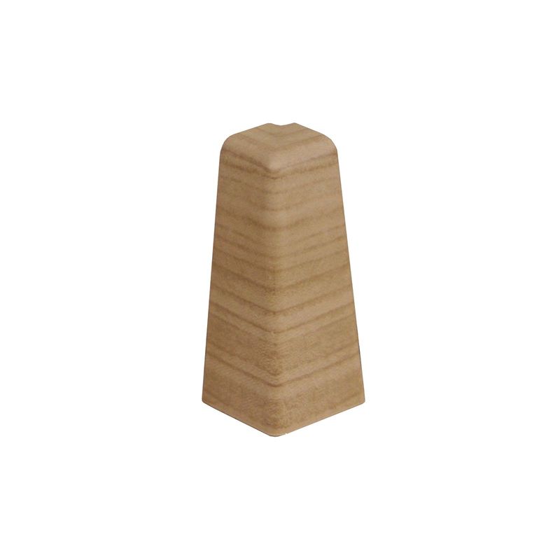 Außenecke die farblich an helles Eichenholz erinnert