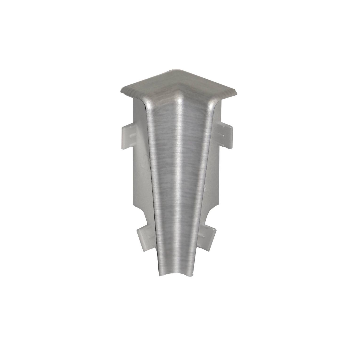 Innenecke die farblich an gebürsteten Edelstahl erinnert