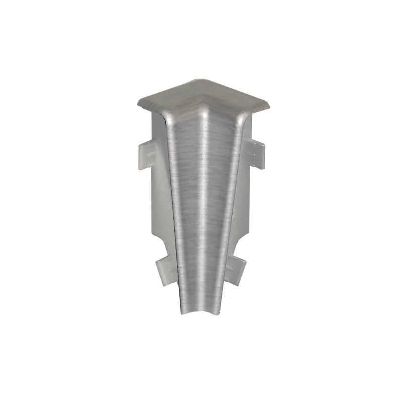 Innenecke die farblich an gebürsteten Edelstahl erinnert