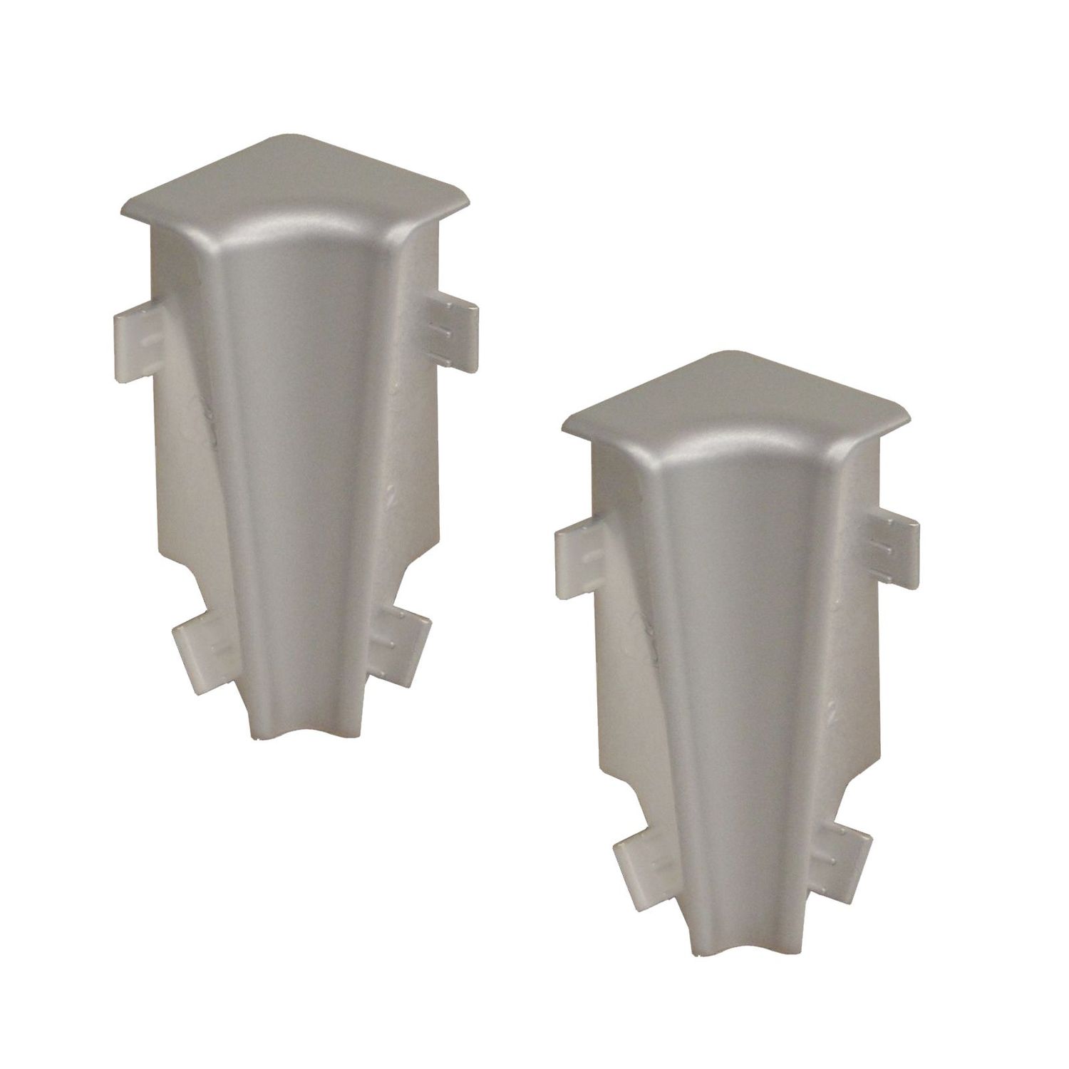 Innenecke in der Farbe Silber