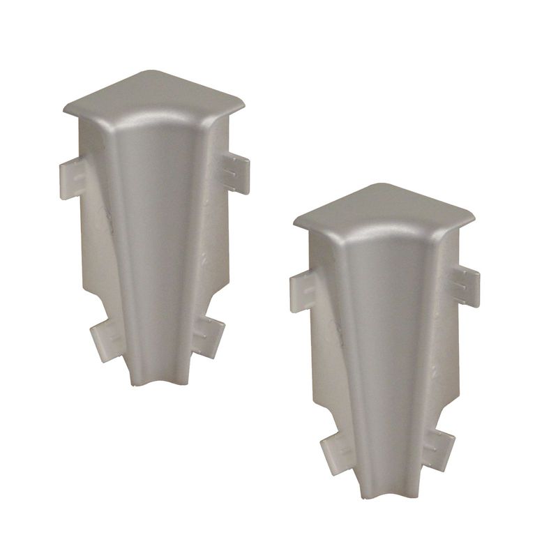 Innenecke in der Farbe Silber