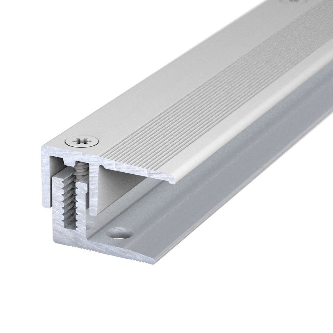 Abschlussprofil in Silber