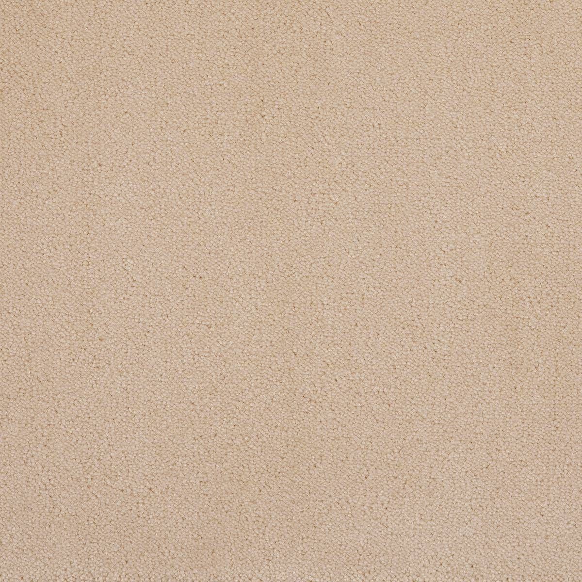 Nahaufnahme eines Teppichbodens in Beige