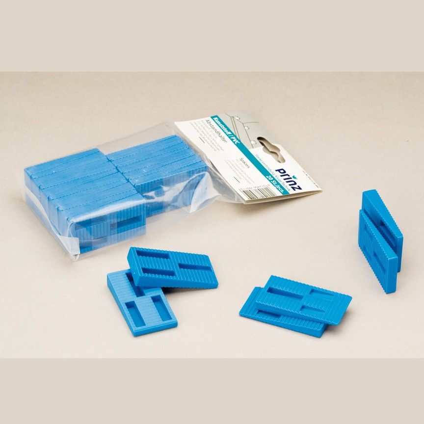 Abstandhalter für den Fußboden in der Farbe Blau aus Kunststoff