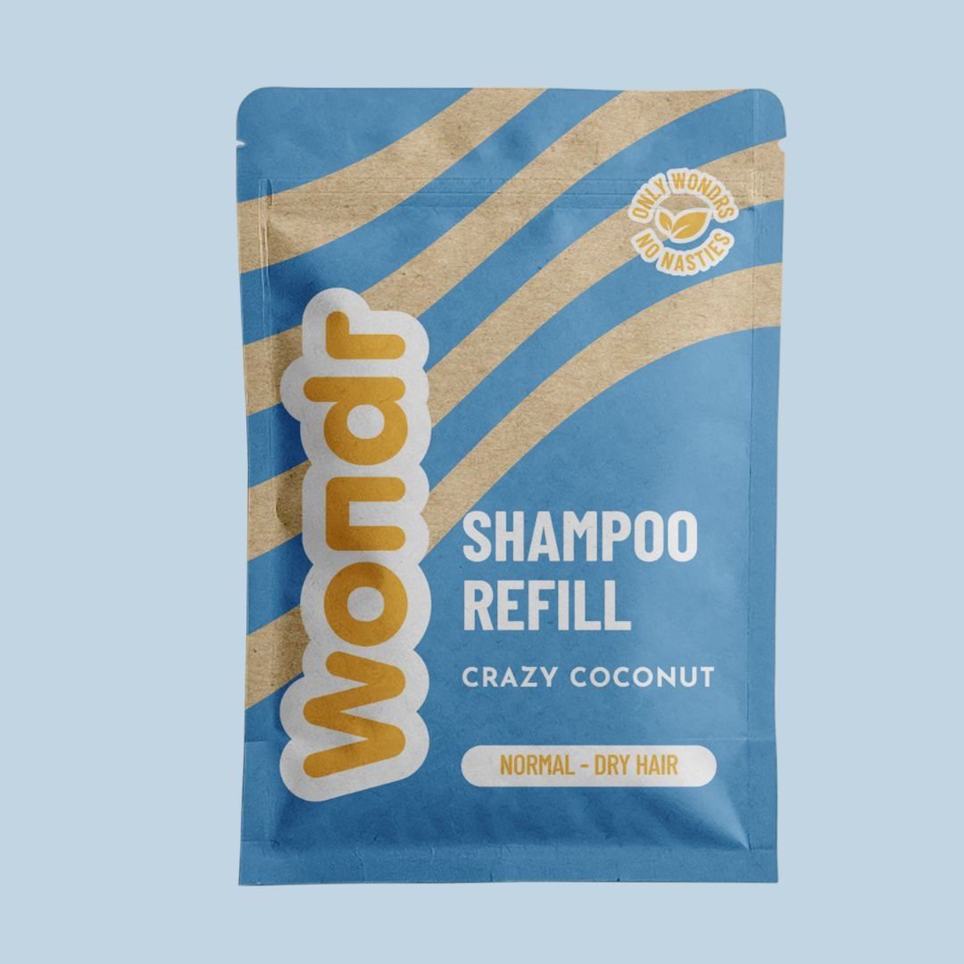 Creamy coconut shampoo refill