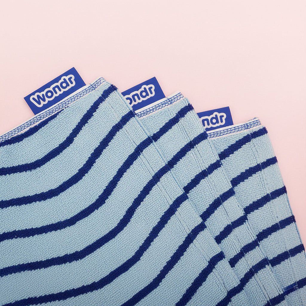 Gast handdoek blauw