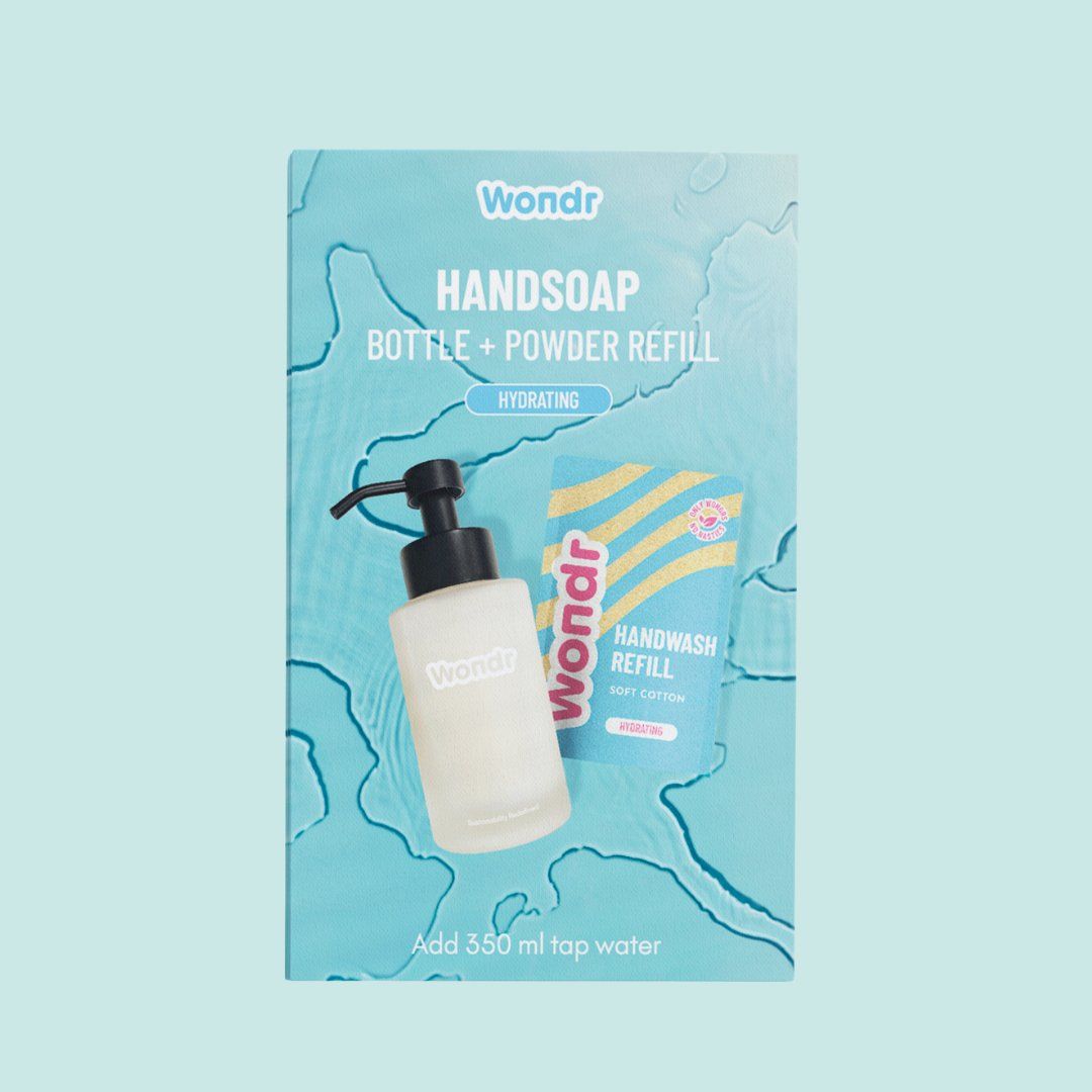 Handsoap bottle &amp; powder hydrarin
