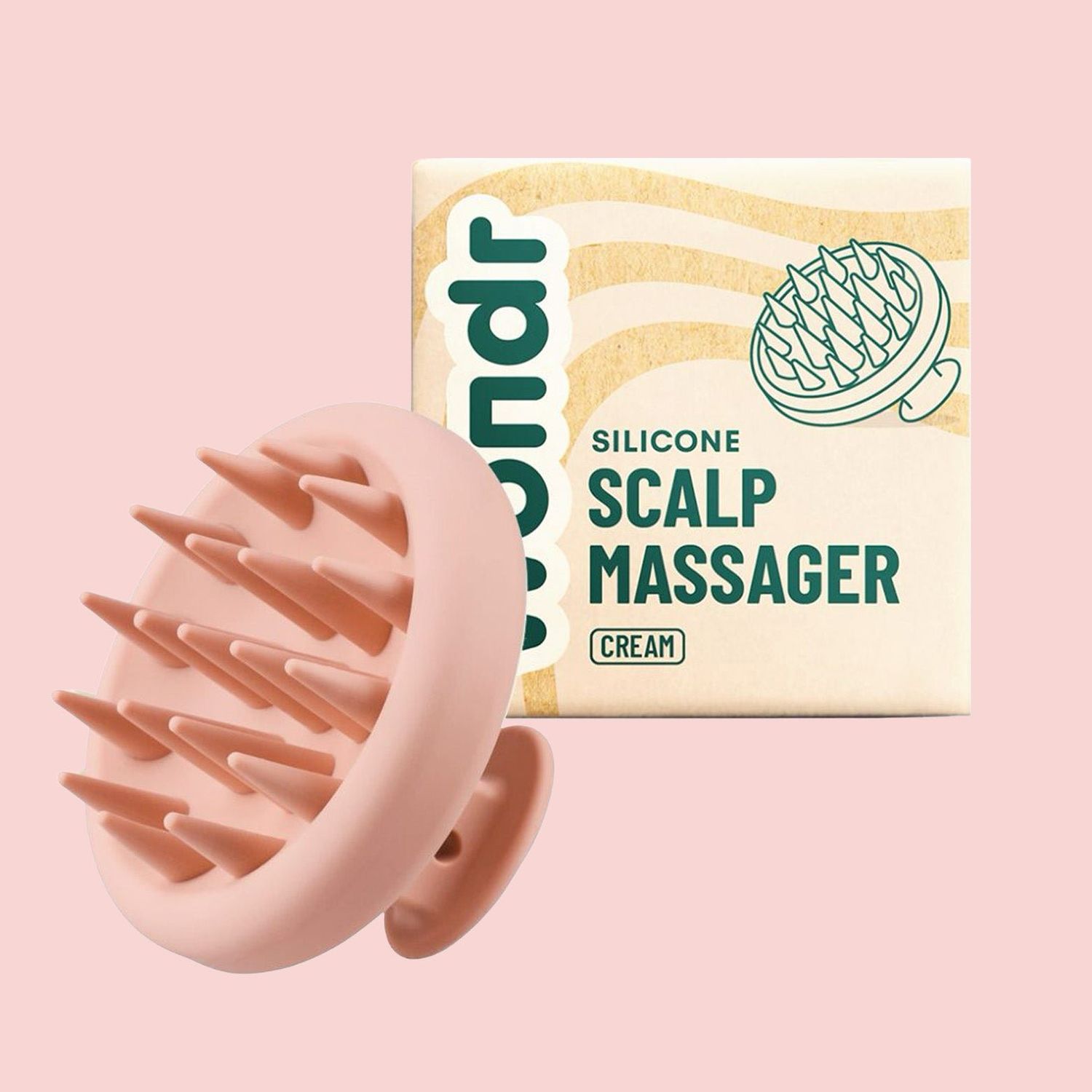 Scalp massager pink