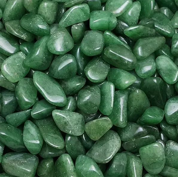 Trommelsteen Groene aventurijn medium