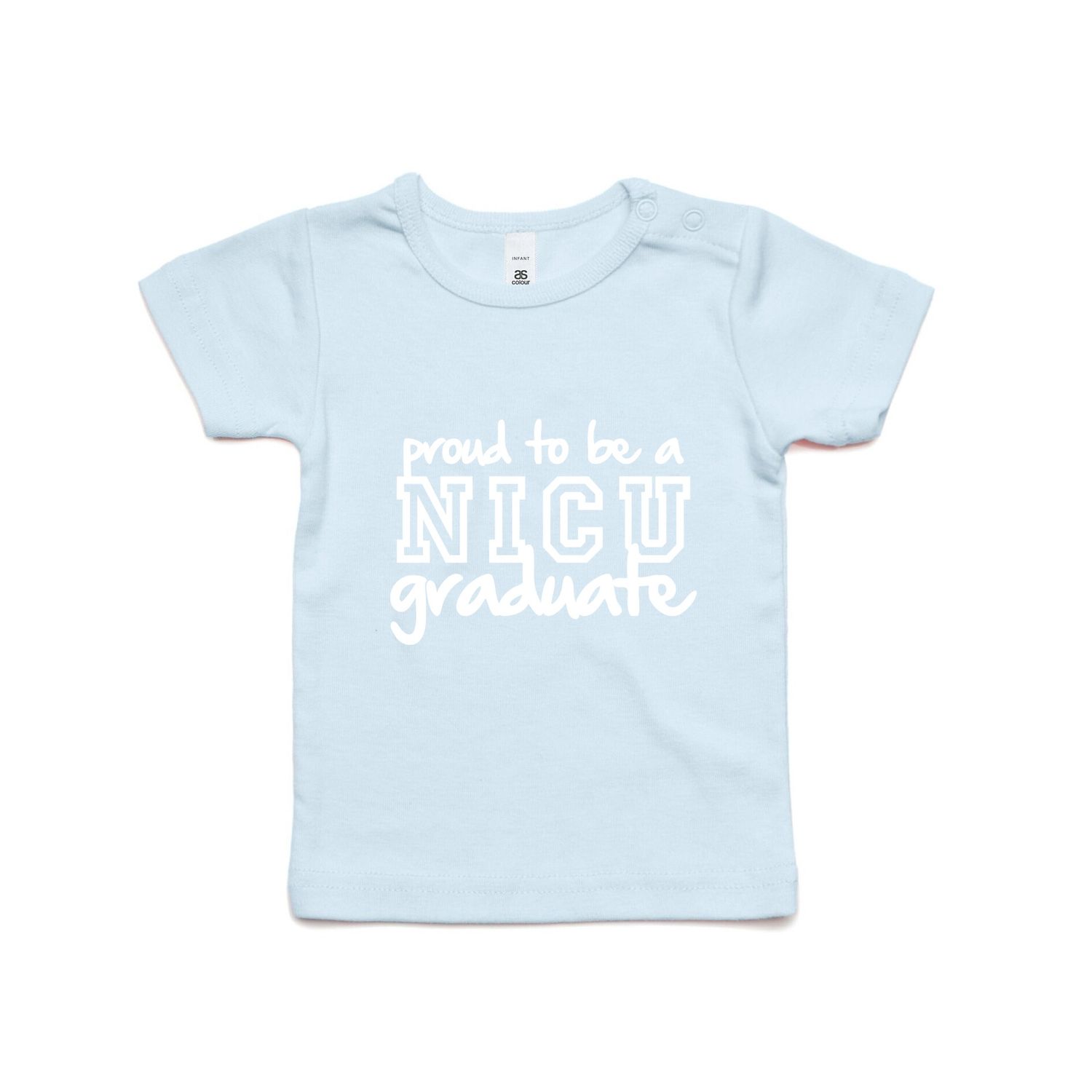 NICU Grad Non-Dated T-shirt, Colour: Blue