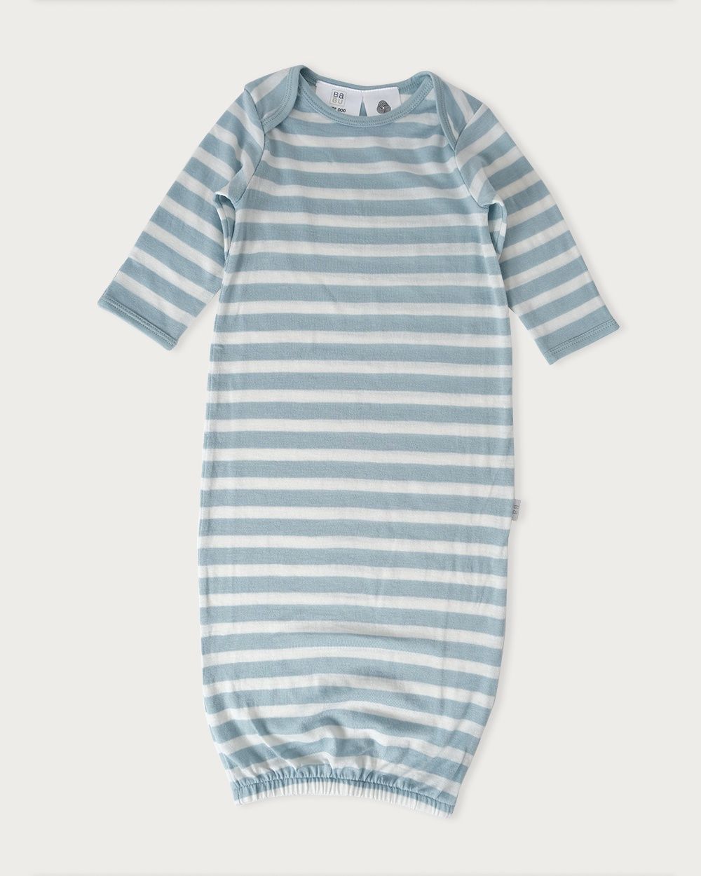 Babu Merino Bundler Gown Babu Merino Bundler Gown, Colour: Gumdrop Stripe, Size: Prem