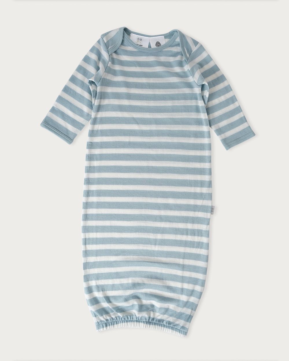 Babu Merino Bundler Gown, Colour: Gumdrop Stripe, Size: Prem