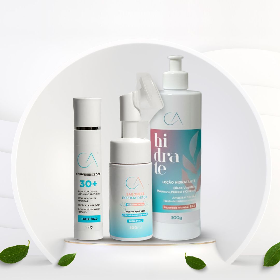 HIDRATE CA + DETOX FOAM CLEANSER + REJUVENATOR 30+