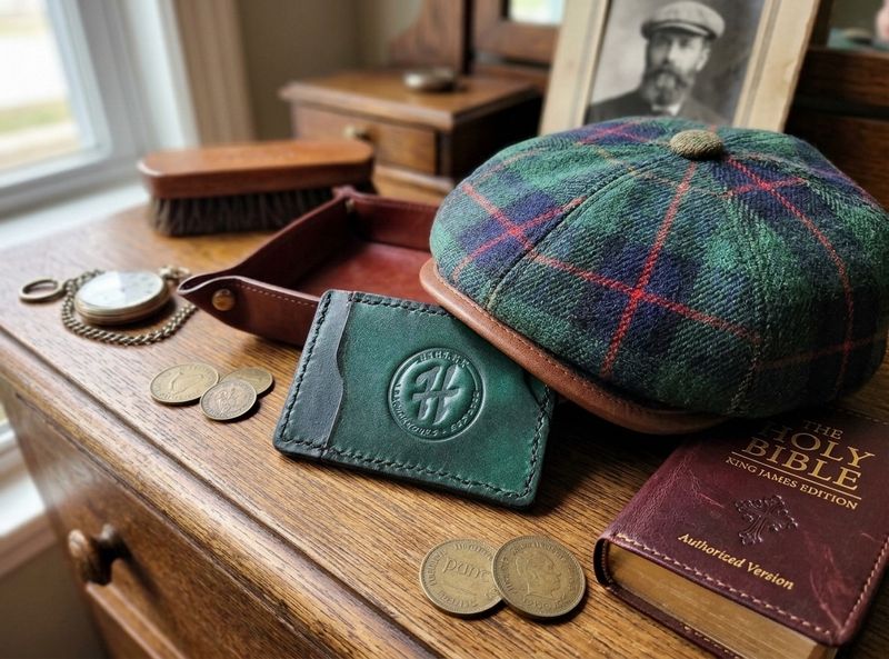 NO. 204 Minimalist 3-pocket men's wallet - Emerald-Green