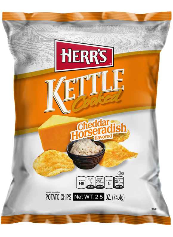 HERR'S CHEDDAR HORSERADISH KETTLE