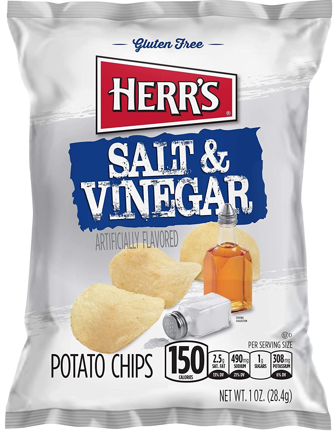 HERR'S SALT &amp; VINEGAR CHIPS