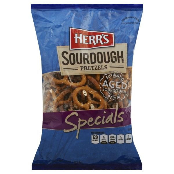 HERR'S SPECIALS SOURDOUGH PRETZELS 16OZ