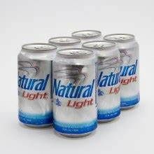 NATURAL LIGHT 6PK CAN