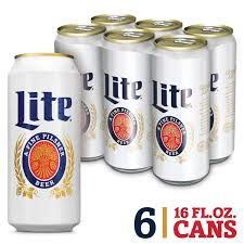 MILLER LITE 16OZ 6PK