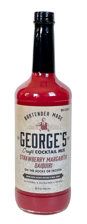 GEORGE'S COCKTAIL MIX STRAWBERRY 32OZ