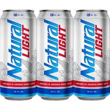 NATURAL LIGHT 6PK 16OZ CAN