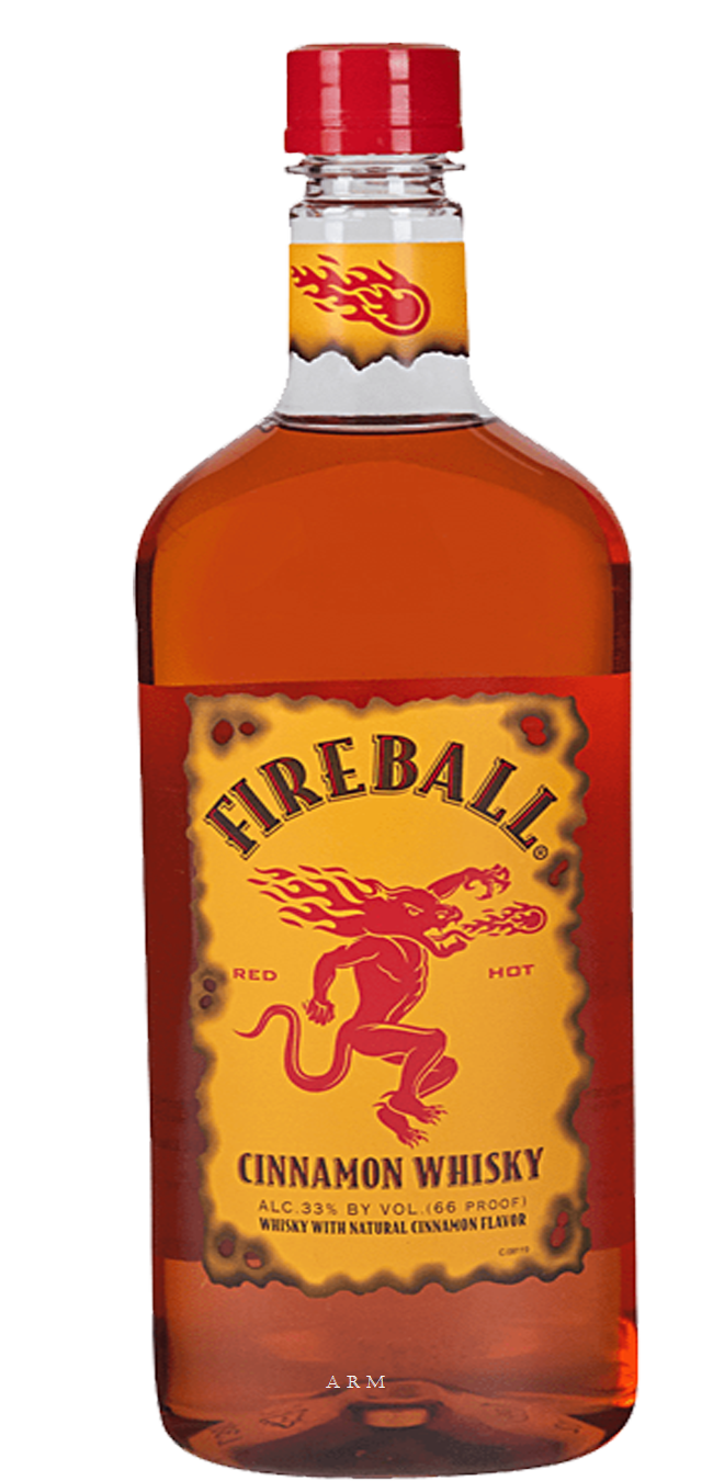 FIREBALL CINNAMON WHISKEY PLASTIC 1.75L