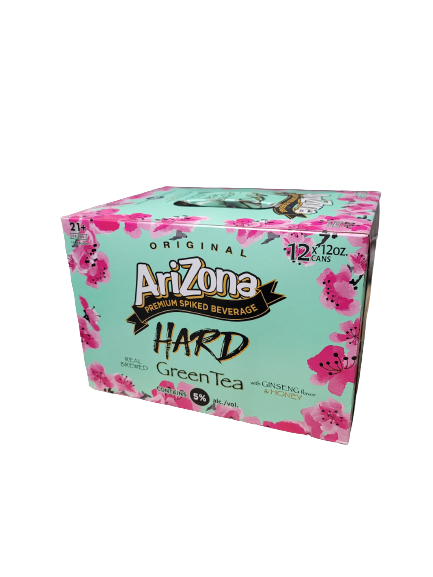 ARIZONA HARD GREEN TEA 12PK