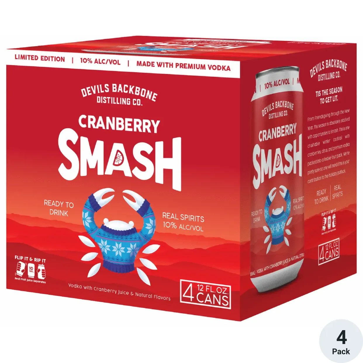 DEVILS BACKBONE CRANBERRY SMASH 4PK