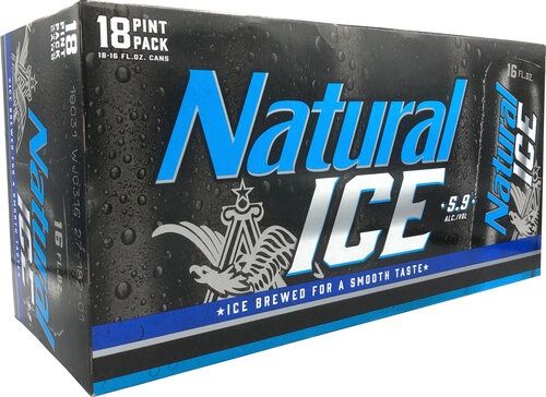 NATURAL ICE 18PK 16OZ CAN