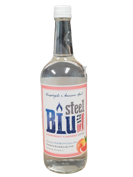 STEEL BLU GRAPEFRUIT VODKA 1L