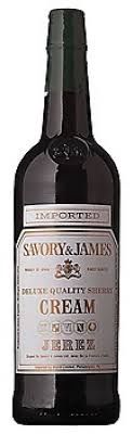 SAVORY &amp; JAMES CREAM SHERRY 750ML
