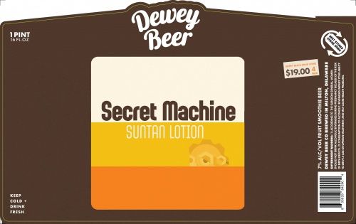 DEWEY BEER CO SM SUN TAN LOTION 4PK