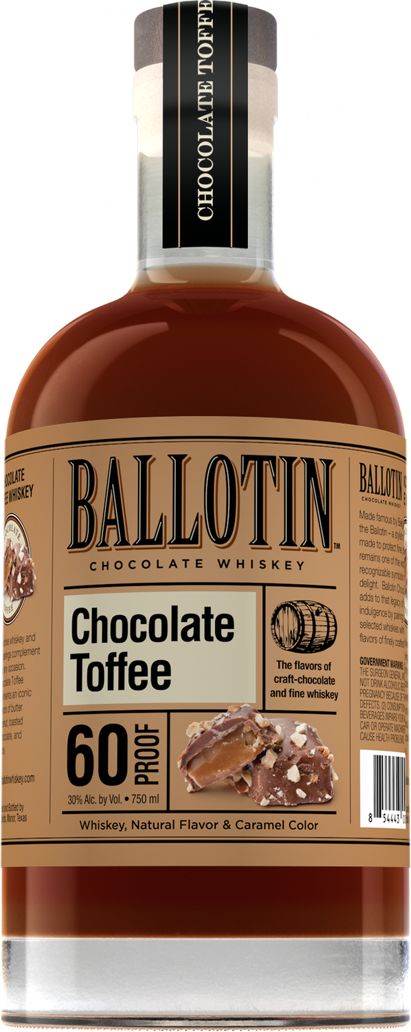 BALLOTIN CHOCOLATE TOFFEE WHISKEY 750ML