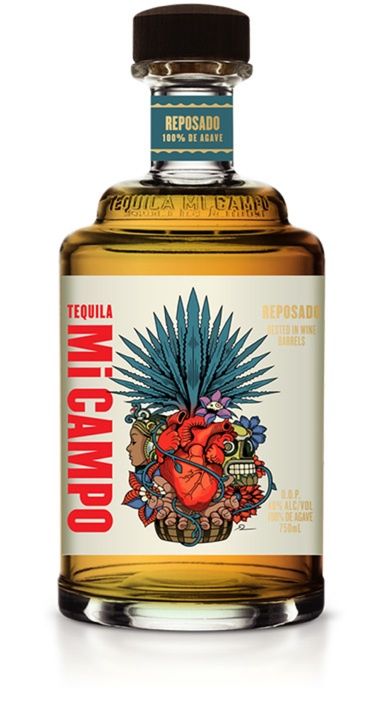 MI CAMPO TEQUILA REPOSADO 750ML