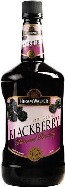 HIRAM WALKER BLACKBERRY BRANDY 1.75L