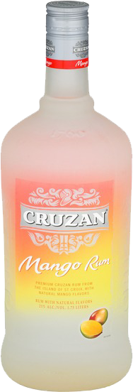 CRUZAN RUM MANGO 42 1.75L