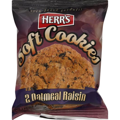 HERR'S 2PK OATMEAL RAISIN