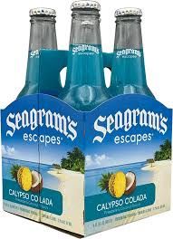 SEAGRAMS CALYPSO COLADA 4PK BTL