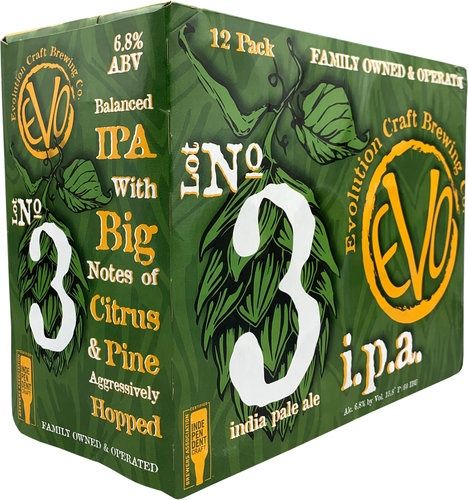 EVOLUTION LOT #3 IPA 12PK CAN