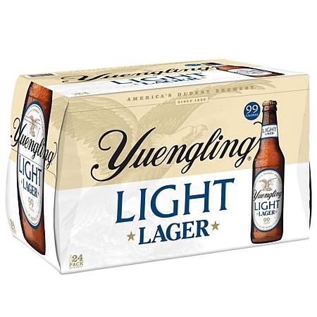YUENGLING LIGHT 24PK LSE BTL