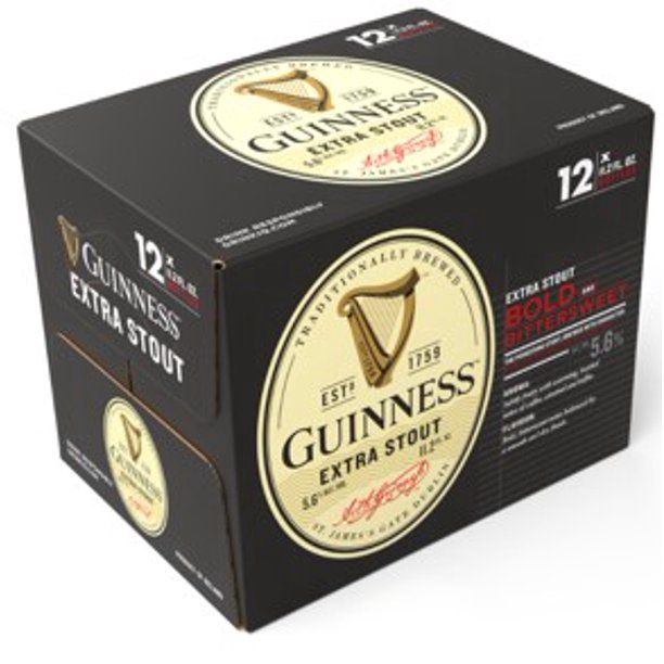 GUINNESS EXTRA STOUT 12PK
