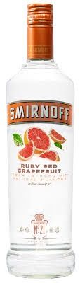 SMIRNOFF RUBY RED GRAPEFRUIT 750ML