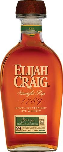 ELIJAH CRAIG STRAIGHT RYE WHISKEY 375ML