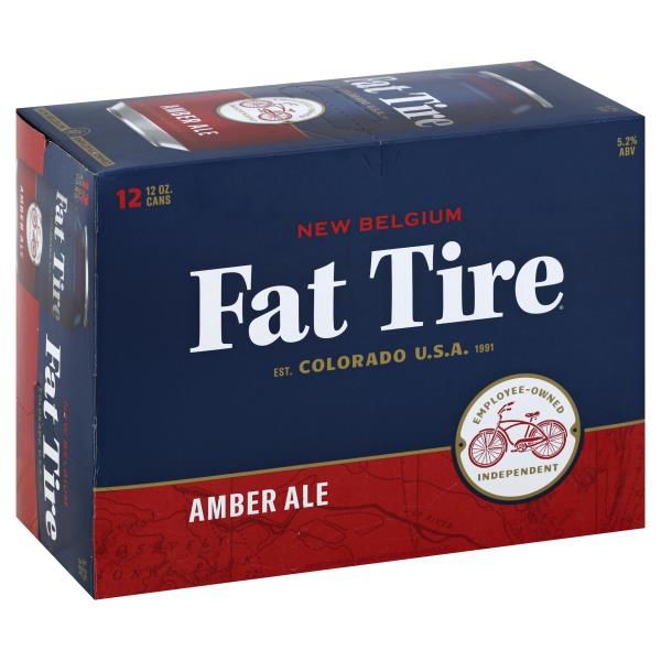 NEW BELGIUM FAT TIRE 12PK CAN