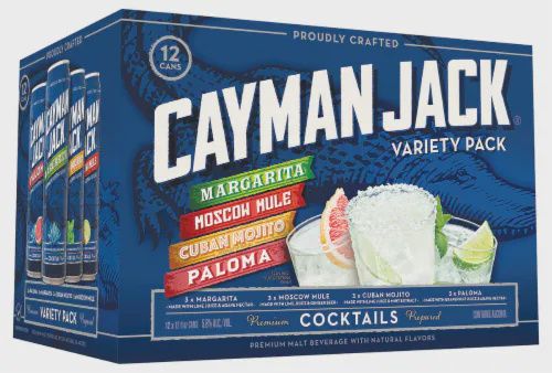 CAYMAN JACK VARIETY 12PK CAN