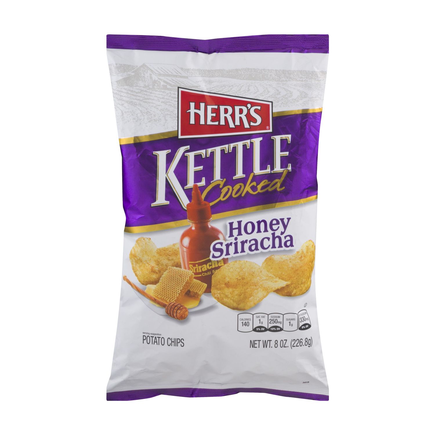 HERR'S HONEY SRIRACHA KETTLE CHIPS