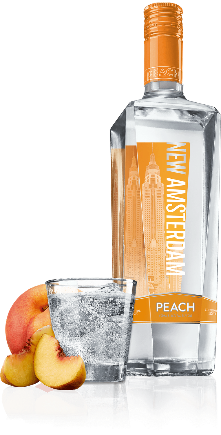 NEW AMSTERDAM VODKA PEACH 50ML