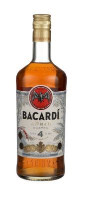 BACARDI RUM ANEJO CUATRO 4 YR