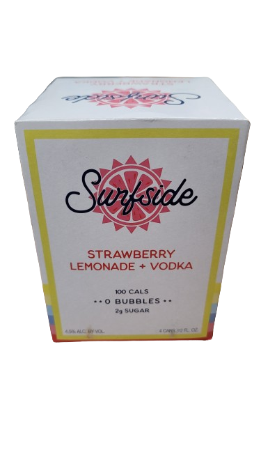 SURFSIDE STRAWBERRY LEMONADE VODKA 4PK